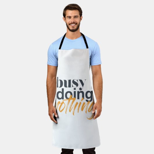 Tablier Design urbain, moderne et tendance de Busy Doy Not (Porté)