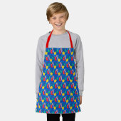 Tablier Design Your Own Custom Apron with Your Child's Art (Porté)