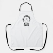 Tablier Désolé, j'étais distrait par les boutons de chats (Recto)