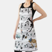 Tablier dessin à la main dessin mignon dessin animé sans c (Insitu)