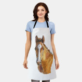 Tablier Dessin à la main petit mignon poulain (Porté)