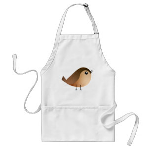 Tablier Dessin Animé d'Oiseau Moineau