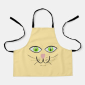 Tablier Dessin animé visage drôle de chat-29034 (Recto)