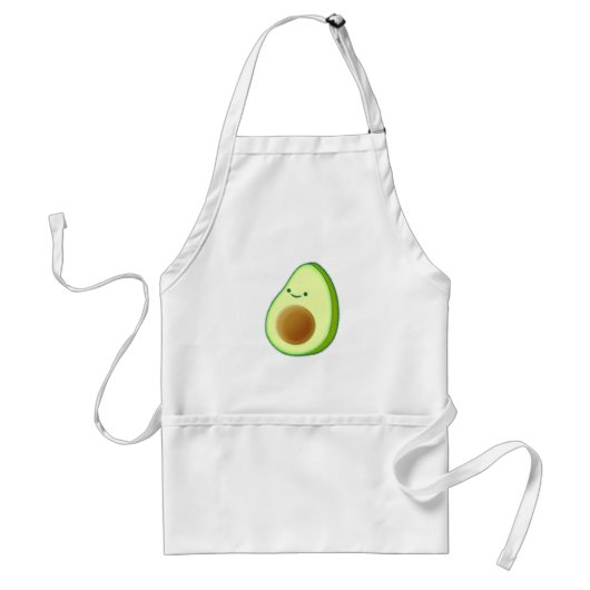 Tablier Dessin Avocado mignon (Devant)