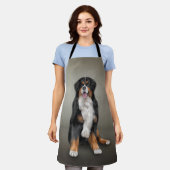 Tablier Dessin Bernese Mountain Dog (Porté)