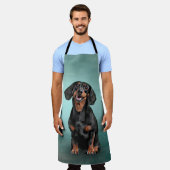 Tablier Dessin Chien race dachshund (Porté)