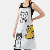 Tablier Dessin de chat (Insitu)