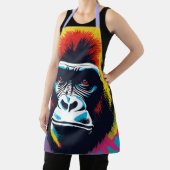 Tablier Dessin de dessin de peinture Gorilla Pop (Insitu)