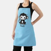 Tablier Dessin de Singe Bébé mignon - Kawaii Nursery Art (Insitu)
