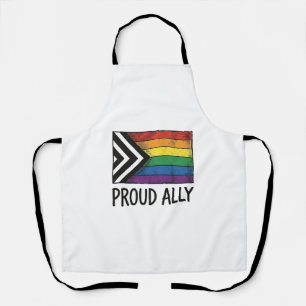 Tablier Dessin de T-Shirt Vectoriel Drapeau de Fierté Alli
