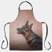 Tablier Dessin du berger allemand (Recto)