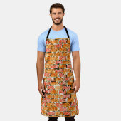 Tablier Dessin en brique avec des nuances lumineuses (Porté)