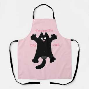 Tablier #dessin humoristique #drôle #chat jeter un oreille
