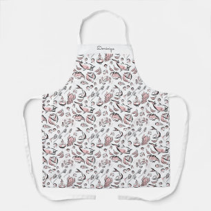Tablier Dessin moderne personnalisé en papier à imprimer