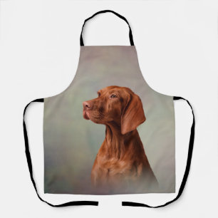 Tablier Dessiner un Pointeur Vizsla drôle