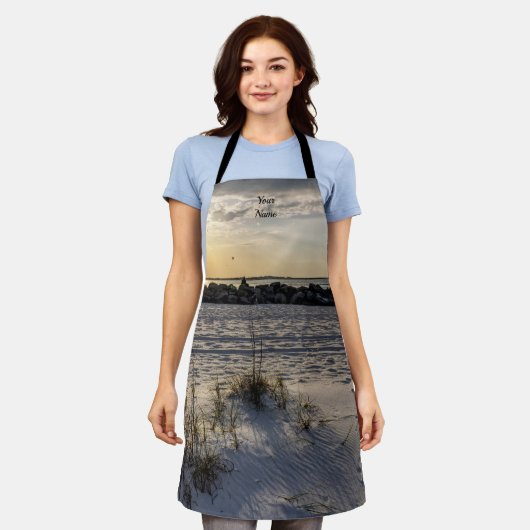 Tablier Destin Beach Floride Jetty Sunset Apron (Porté)
