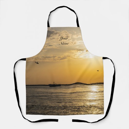Tablier Destin Sunset And Helicopters Apron (Recto)