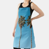 Tablier Deux cocotiers verts (Insitu)