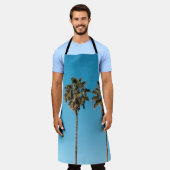 Tablier Deux cocotiers verts (Porté)