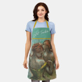 Tablier Deux Danseurs, Demi-Longueur, Degas Art (Porté)