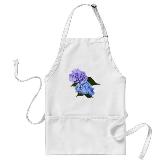 Tablier Deux Hydrangea Lavender et Blue (Devant)