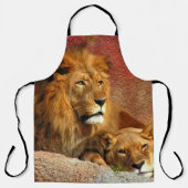 Tablier Deux Lions (Recto)