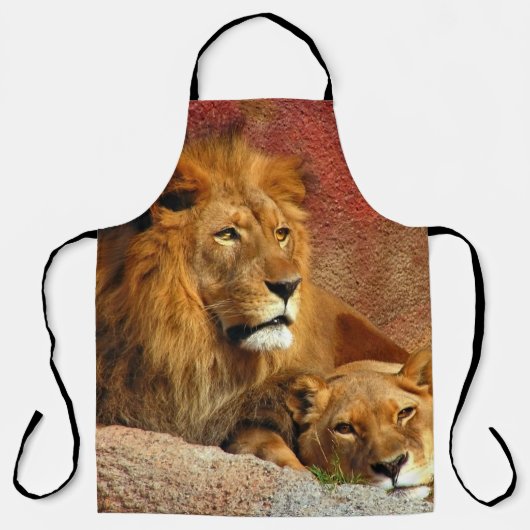 Tablier Deux Lions (Recto)