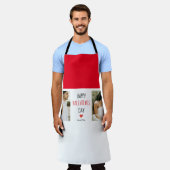 Tablier Deux photos | Happy Valentines Day | (Porté)