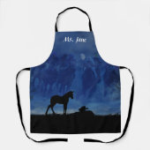 Tablier Deux Pieds De Hippocampe À Thoroughbred Apron (Recto)