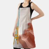 Tablier Deux tabourets de bar en bois jaune (Insitu)