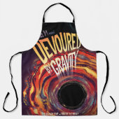 Tablier Dévasté Par Gravité Halloween Trou Horreur Noir (Recto)