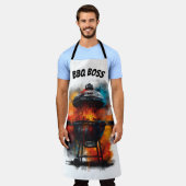 Tablier 🔥 Devenez l'Ultimate BBQ Boss! 🔥 (Porté)