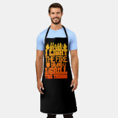 Tablier Devis de barbecue amusant (Porté)