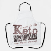 Tablier Devis de régime de Keto amusant (Recto)