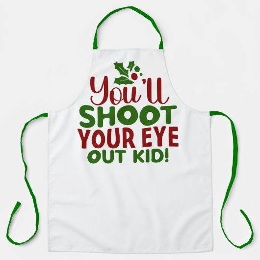 Tablier Devis Vacances Tout-En-Imprimé Apron-Classique (Recto)