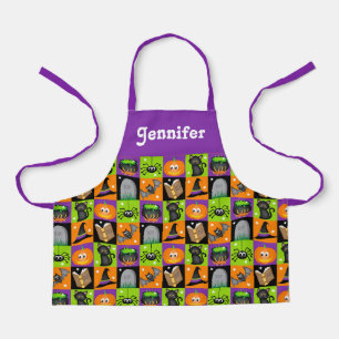 Tablier d'Halloween personnalisé pour les enfants