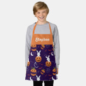 Tablier d'Halloween personnalisé pour les enfants (Porté)