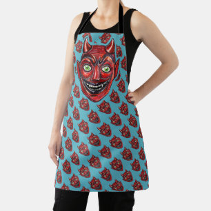 Tablier Diable Rouge Vintage Halloweenies
