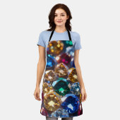 Tablier Diamants De Couleurs Diverses (Porté)