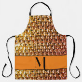 Tablier Diamants jaunes, diamants oranges, pierres gemmes (Recto)