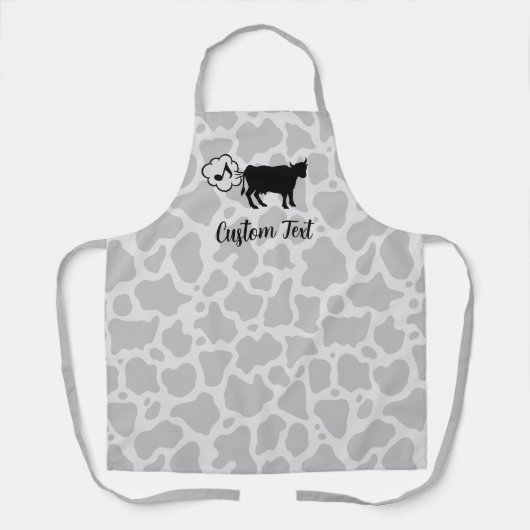 Tablier d'icône de méthane de vache (Recto)