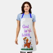 Tablier Dieu est amour (Porté)