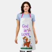 Tablier Dieu est amour (Porté)