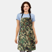 Tablier Digital Woodland Military Camouflage Pattern (Porté)