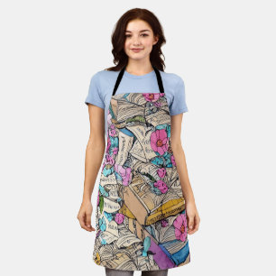 Tablier d'illustration de fichier de livre chic Sh