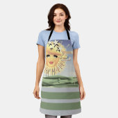 TABLIER DIMANCHE GOLF ! (Porté)