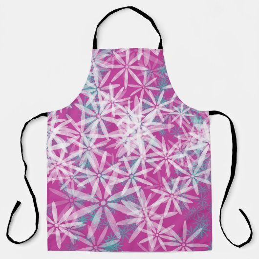 Tablier d'impression Allover Fleurs (Recto)