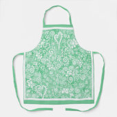 Tablier d'impression Bandana vert (Recto)