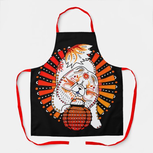 Tablier d'impression BINDI MI TANG Chow (Recto)