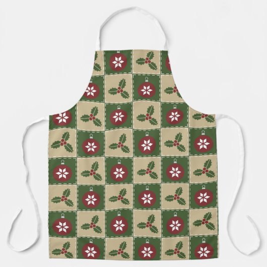 Tablier d'impression complet de Noël (Recto)